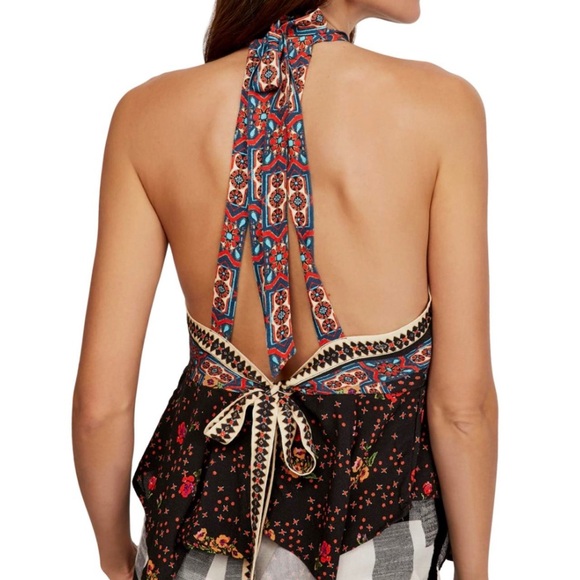 Free People Floral Halter Top - Picture 4 of 10